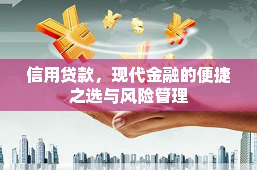 保定信用贷款，现代金融的便捷之选与风险管理