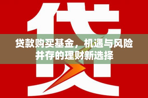 保定贷款购买基金，机遇与风险并存的理财新选择