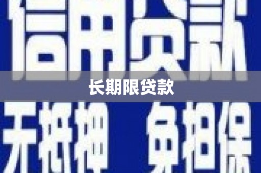 保定长期限贷款
