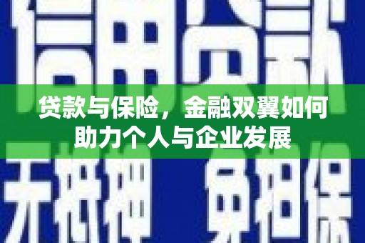 保定贷款与保险，金融双翼如何助力个人与企业发展
