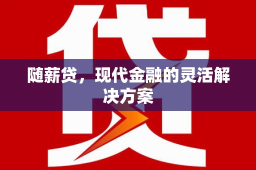 保定随薪贷，现代金融的灵活解决方案