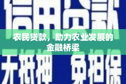 保定农民贷款，助力农业发展的金融桥梁