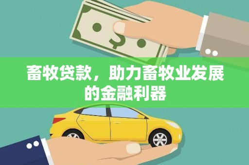 保定畜牧贷款，助力畜牧业发展的金融利器
