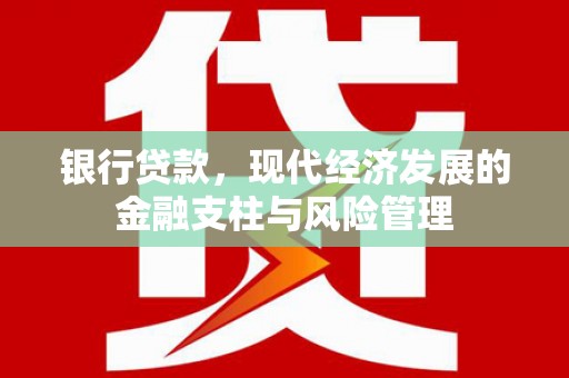 保定银行贷款，现代经济发展的金融支柱与风险管理