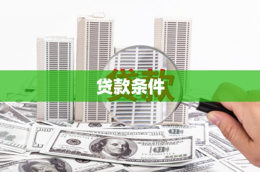 保定贷款条件
