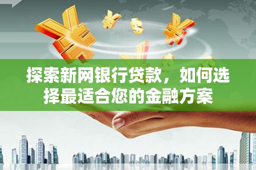 保定探索新网银行贷款，如何选择最适合您的金融方案