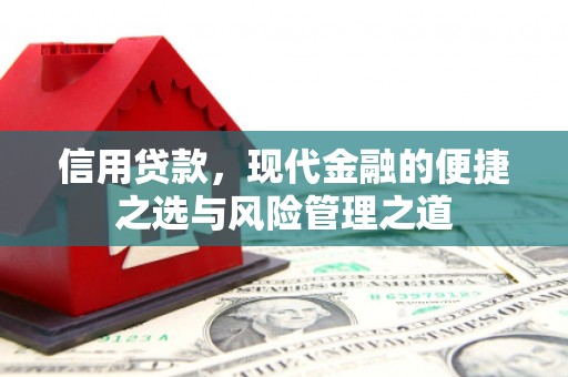 保定信用贷款，现代金融的便捷之选与风险管理之道