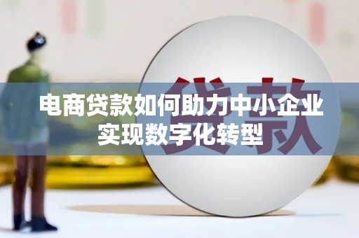 保定电商贷款如何助力中小企业实现数字化转型