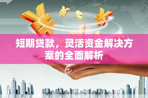 保定短期贷款，灵活资金解决方案的全面解析