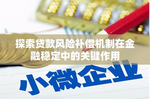 保定探索贷款风险补偿机制在金融稳定中的关键作用