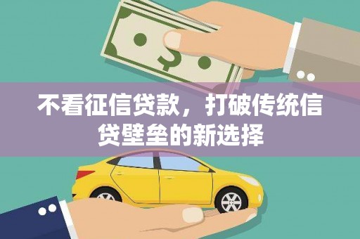 保定不看征信贷款，打破传统信贷壁垒的新选择