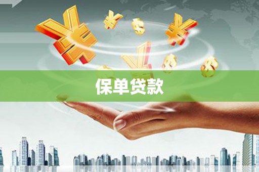 保定保单贷款