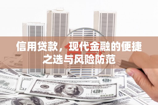 保定信用贷款，现代金融的便捷之选与风险防范