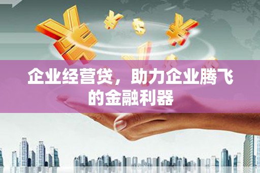 保定企业经营贷，助力企业腾飞的金融利器