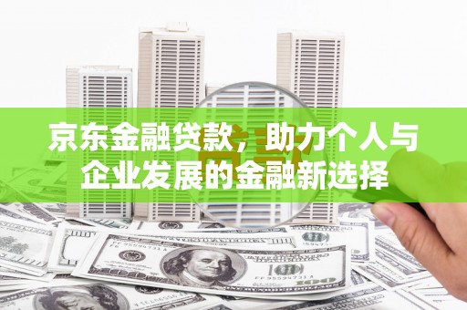 保定京东金融贷款，助力个人与企业发展的金融新选择