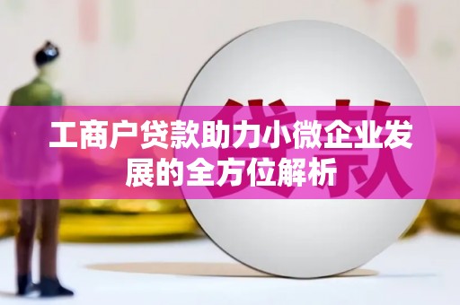 保定工商户贷款助力小微企业发展的全方位解析