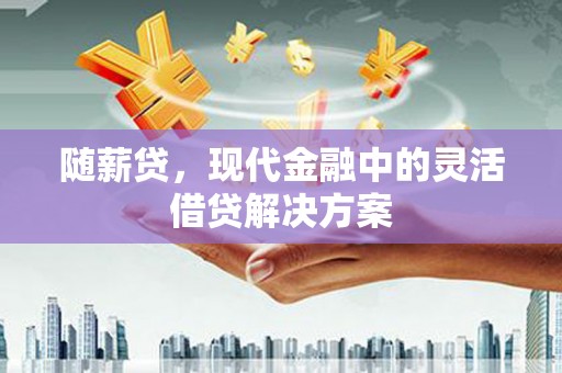保定随薪贷，现代金融中的灵活借贷解决方案