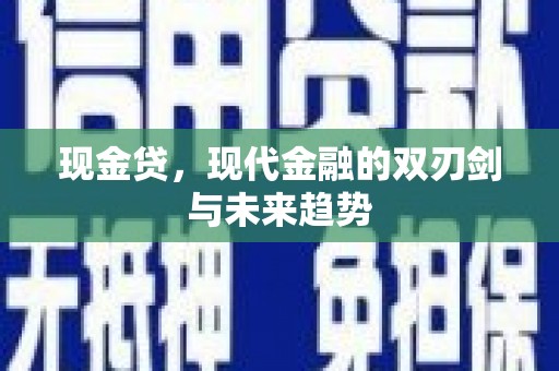 保定现金贷，现代金融的双刃剑与未来趋势