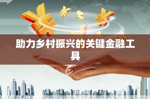 保定助力乡村振兴的关键金融工具