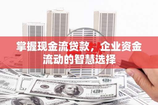 保定掌握现金流贷款，企业资金流动的智慧选择