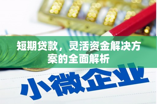 保定短期贷款，灵活资金解决方案的全面解析