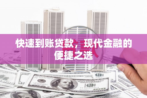 保定快速到账贷款，现代金融的便捷之选