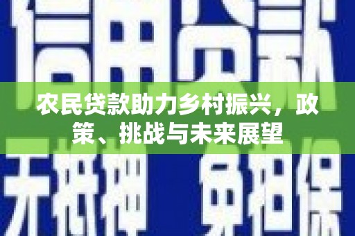 保定农民贷款助力乡村振兴，政策、挑战与未来展望