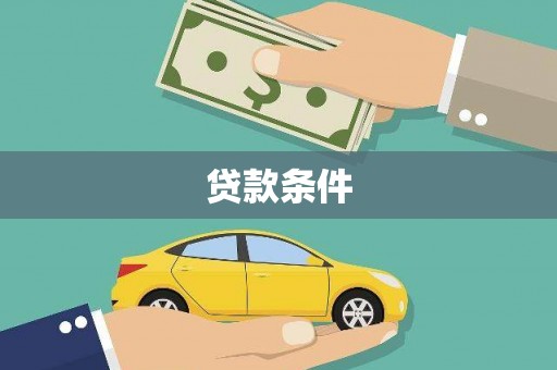 保定贷款条件