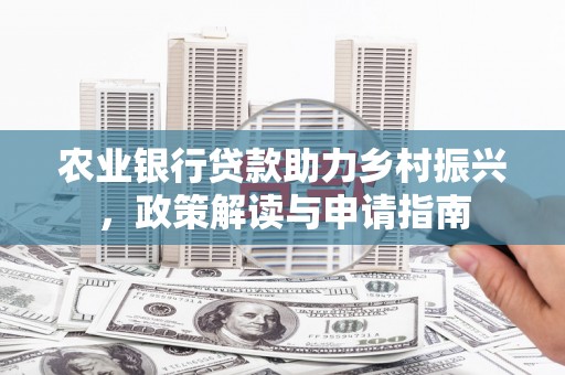 保定农业银行贷款助力乡村振兴，政策解读与申请指南