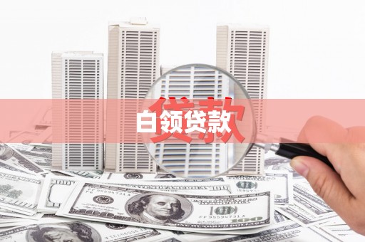 保定白领贷款