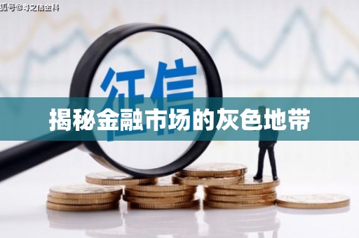 保定揭秘金融市场的灰色地带